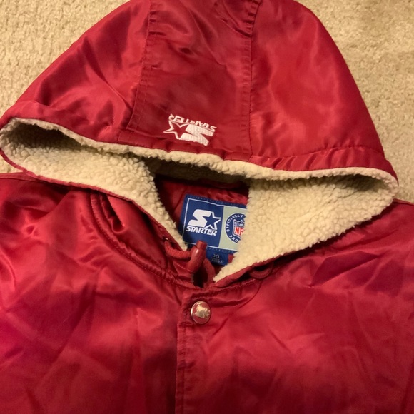 STARTER San Francisco 49ers Jacket w| Hood - Picture 2 of 6